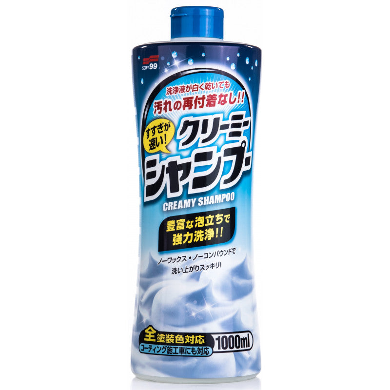Soft99 Creamy Autoshampoo pH-neutraal 1 liter De Detailshop