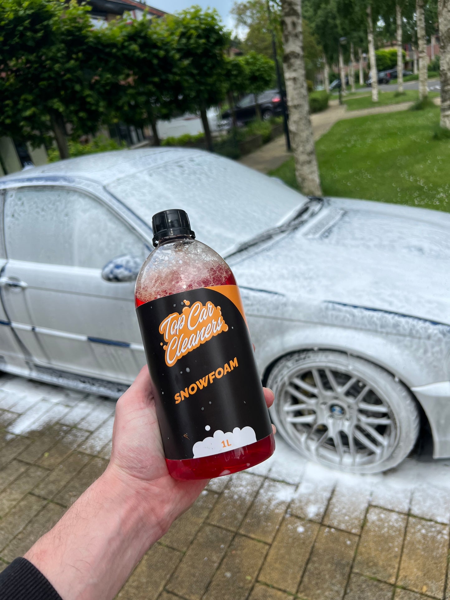 TopCarCleaners Snowfoam 1L - De Detailshop