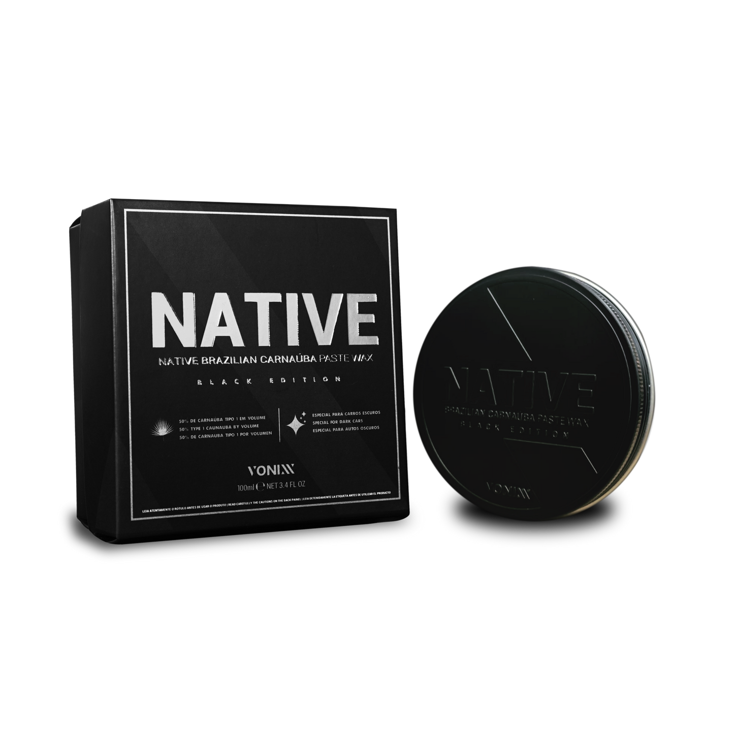 Vonixx Native Paste Wax De Detailshop voor zwarte en donkere lakken