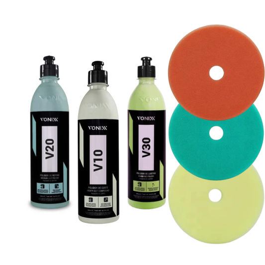 V10, V20 & V30 Polijstpasta's + Pads set