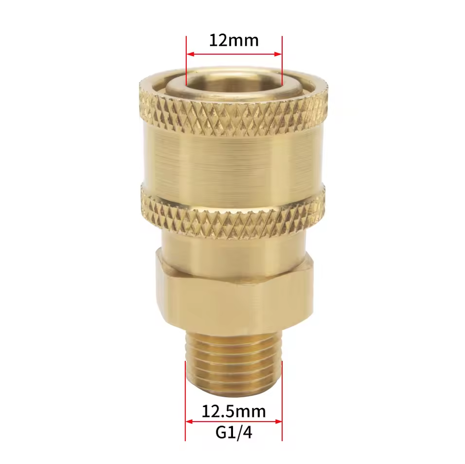1/4  Quick Connect  (V) naar G1/4 (M) adapter
