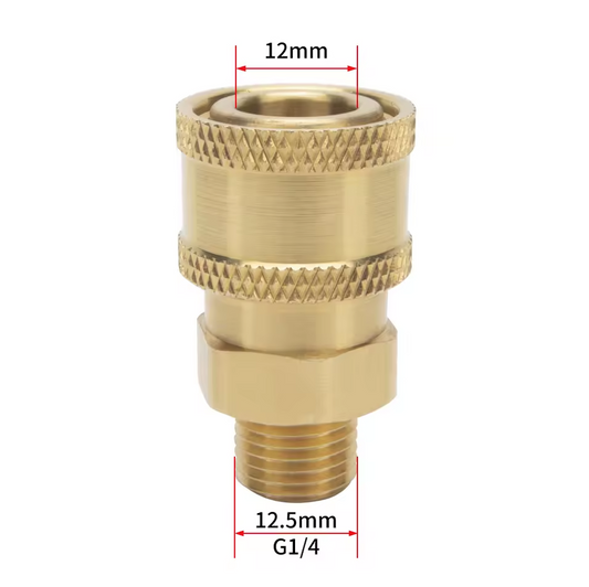 1/4  Quick Connect  (V) naar G1/4 (M) adapter