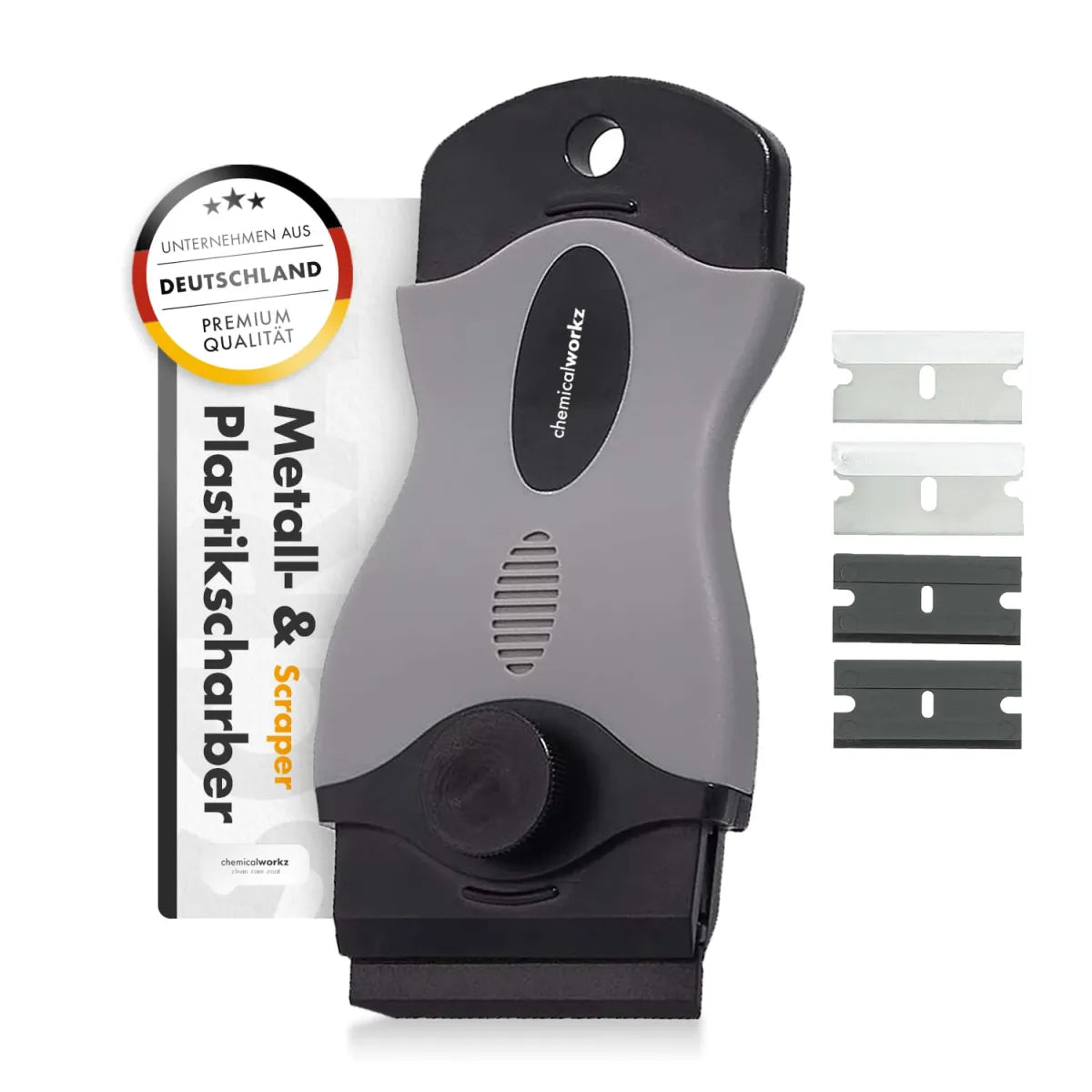 ChemicalWorkz scraper set met metalen en kunststof messen