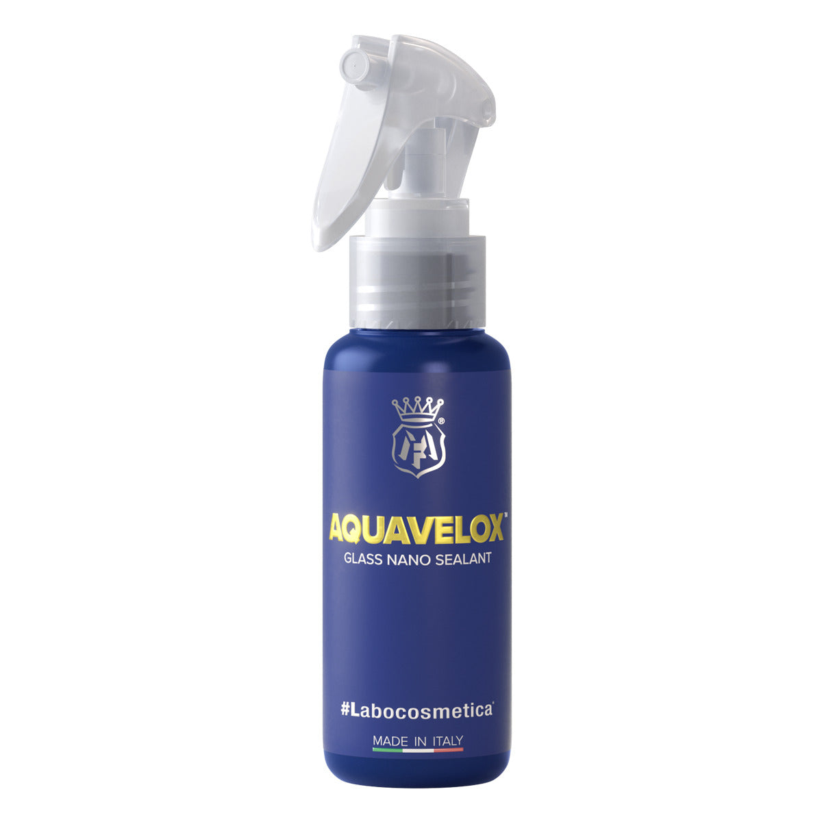 Labocosmetica Aquavelox nano glascoating met waterafstotend effect op autoruit