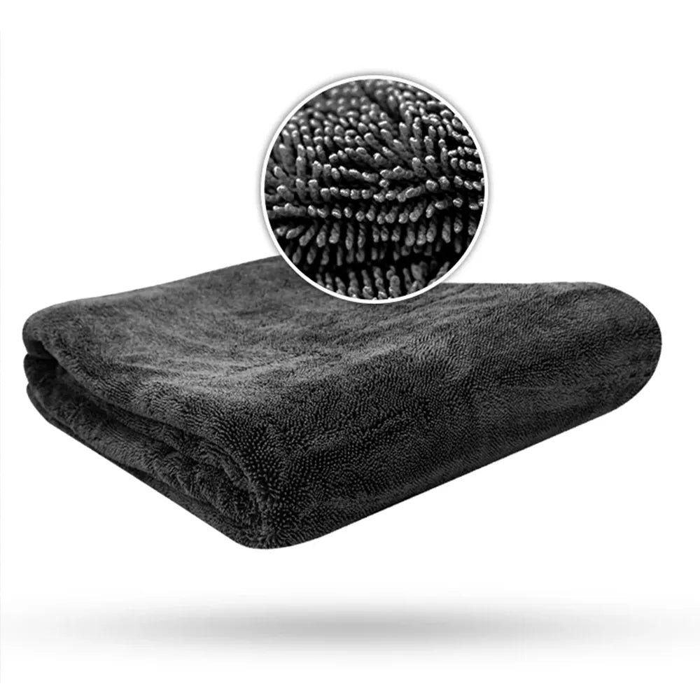 Liquid Elements Black Hole Evo microvezel droogdoek supersize 80x120cm – 1400 GSM twistloop droogdoek