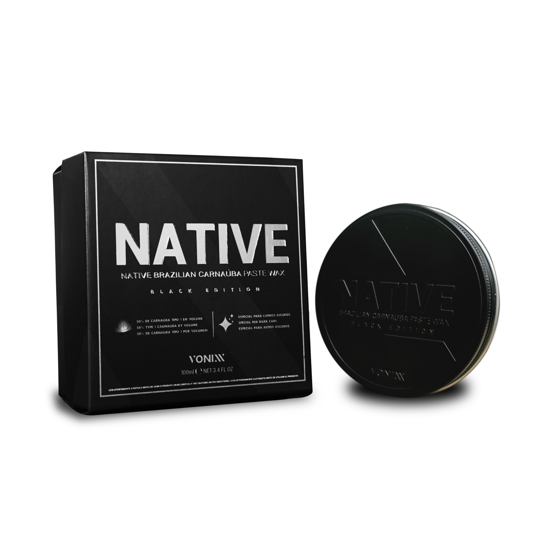 Vonixx Native Paste Wax De Detailshop voor zwarte en donkere lakken