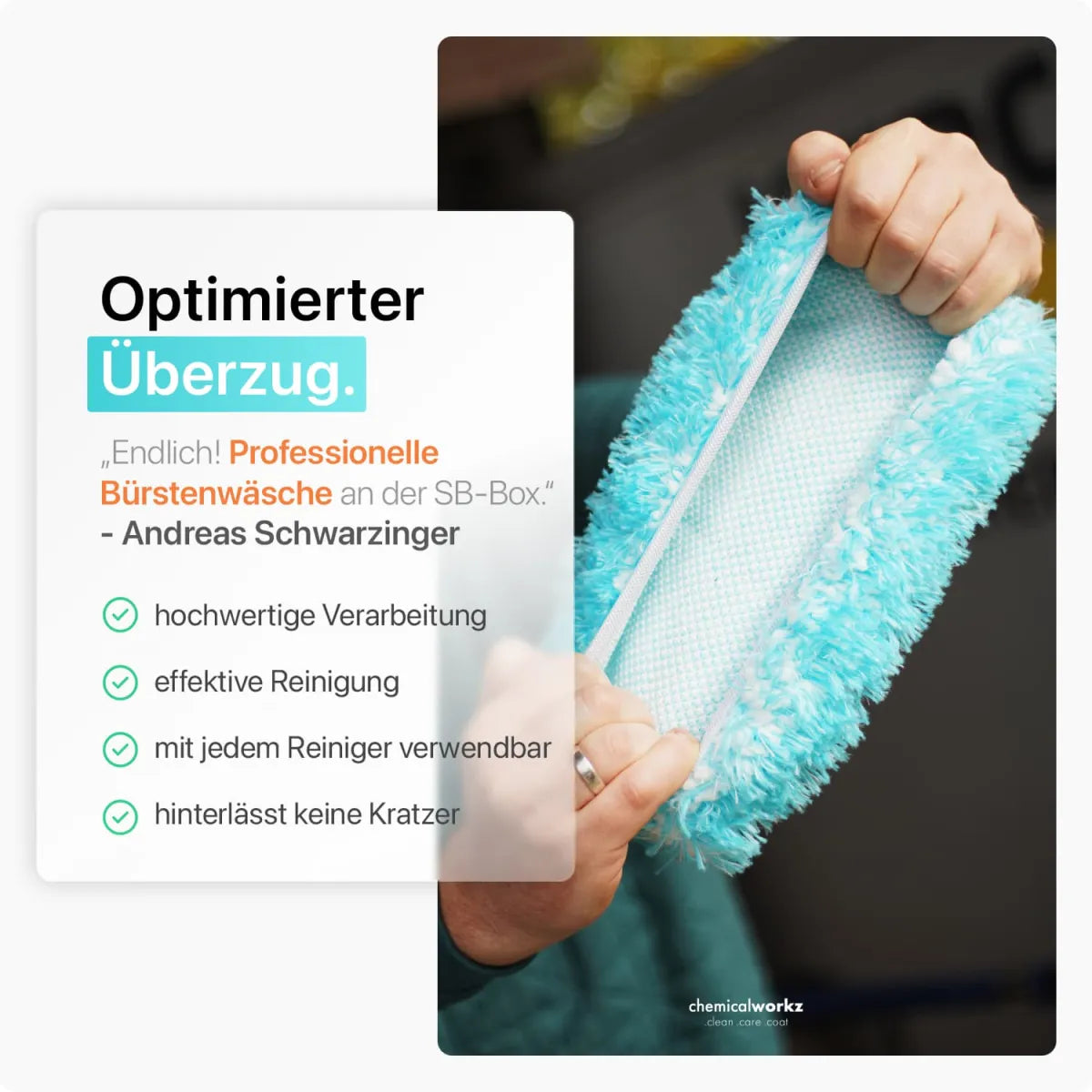 ChemicalWorkz® Wash Brush Cover V2 | Wasborstelhoes